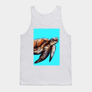 Green Sea Turtle Tank Top